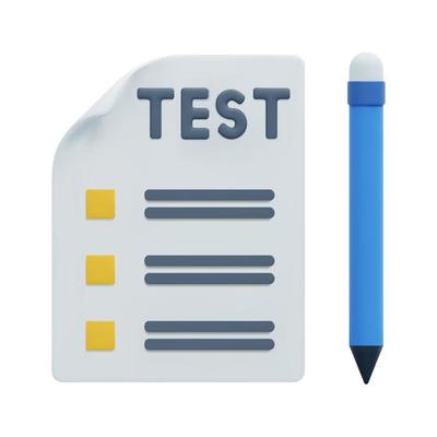 3d clipboard with pen icon vector. Checklist on clipboard paper. 3d survey, exam, test, questionnaire concept. information business document correct mark floating. 3d icon vector render illustration.