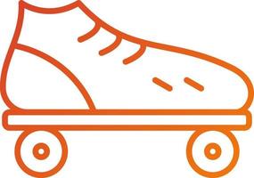 Roller Skate Icon Style vector