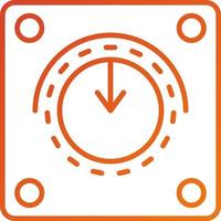 Dimmer Switch Icon Style vector
