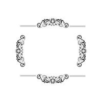 ornaments design, scroll elements, decorative vector frames and borders