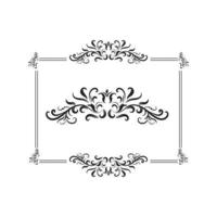 ornaments design, scroll elements, decorative vector frames and borders