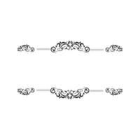 ornaments design, scroll elements, decorative vector frames and borders