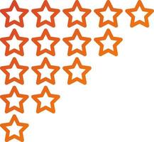 Star Rating Icon Style vector