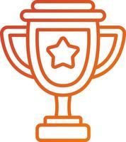 Trophy Icon Style vector