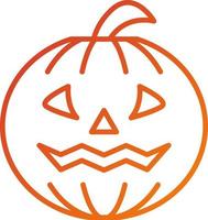 Halloween Pumpkin Icon Style vector