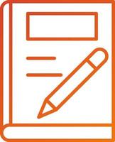 Journal Icon Style vector