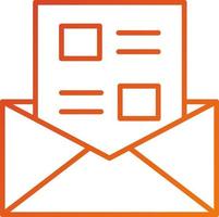 Newsletter Icon Style vector
