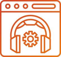 24 7 Support Icon Style vector