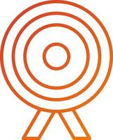 Archery Board Icon Style vector