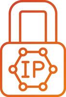 Ip Blocking Icon Style vector