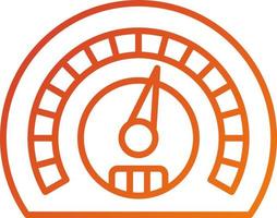 Speedometer Icon Style vector