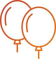 Balloons Icon Style vector