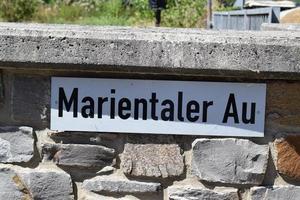 street name Marientaler Au photo
