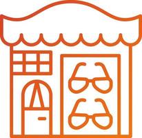 Optical Shop Icon Style vector