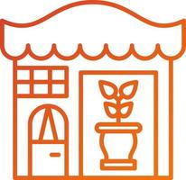 Plant Shop Icon Style vector