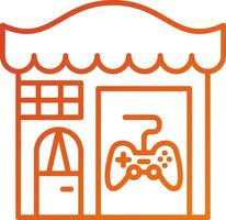 juego Tienda icono estilo vector