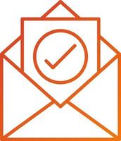 Opt In Icon Style vector