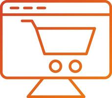 Ecommerce Platform Icon Style vector