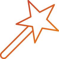 Magic Stick Icon Style vector