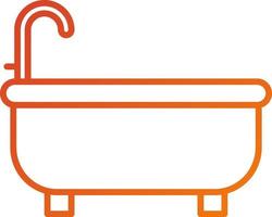 Bathtub Icon Style vector