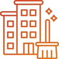 Apartment Cleaning Icon Style vector