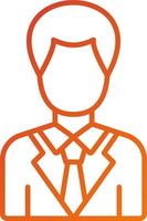 Director Male Icon Style vector