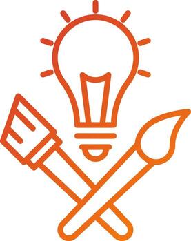 Creative Workshop Icon Style vector