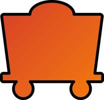 Circus Wagon Icon Style vector