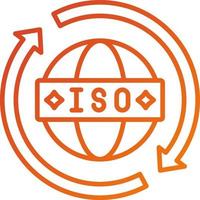 Iso Standards Icon Style vector