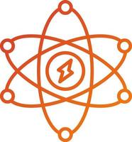 Atomic Energy Icon Style vector