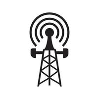Transmitting tower,satellite signal icon symbol,vector illustration design template vector