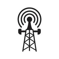 Transmitting tower,satellite signal icon symbol,vector illustration design template vector