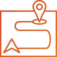 GPS Icon Style vector