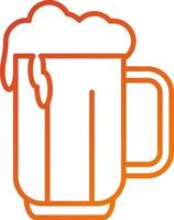 Beer Mug Icon Style vector
