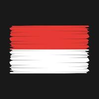 Indonesia Flag Vector Illustration