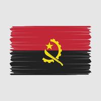Angola Flag Vector Illustration