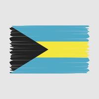 Bahamas Flag Vector Illustration