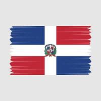 dominicano república bandera vector ilustración