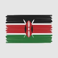 Kenya Flag Vector Illustration