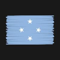 Micronesia Flag Vector Illustration