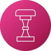 Bar Stool Icon Style vector