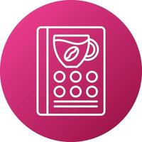 Coffee Card Icon Style vector