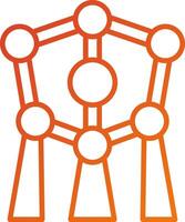 Atomium Icon Style vector