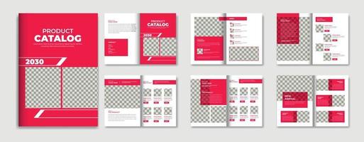 Minimalist product catalog design template, multipurpose product catalogue layout design template, a4 Company product brochure template design vector