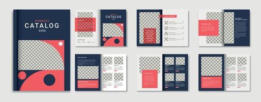 Minimalist product catalog design template, multipurpose product catalogue layout design template, a4 Company product brochure template design vector