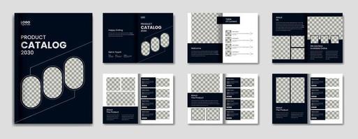 Minimalist product catalog design template, multipurpose product catalogue layout design template, a4 Company product brochure template design vector