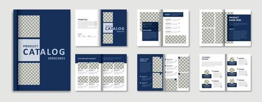 Minimalist product catalog design template, multipurpose product catalogue layout design template, a4 Company product brochure template design vector