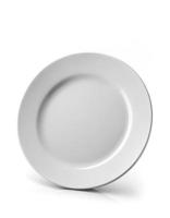White plate on white background, created with generative AI photo