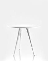 White table on white background, created with generative AI photo