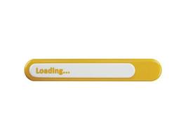 loading icon 3d rendering vector illustration